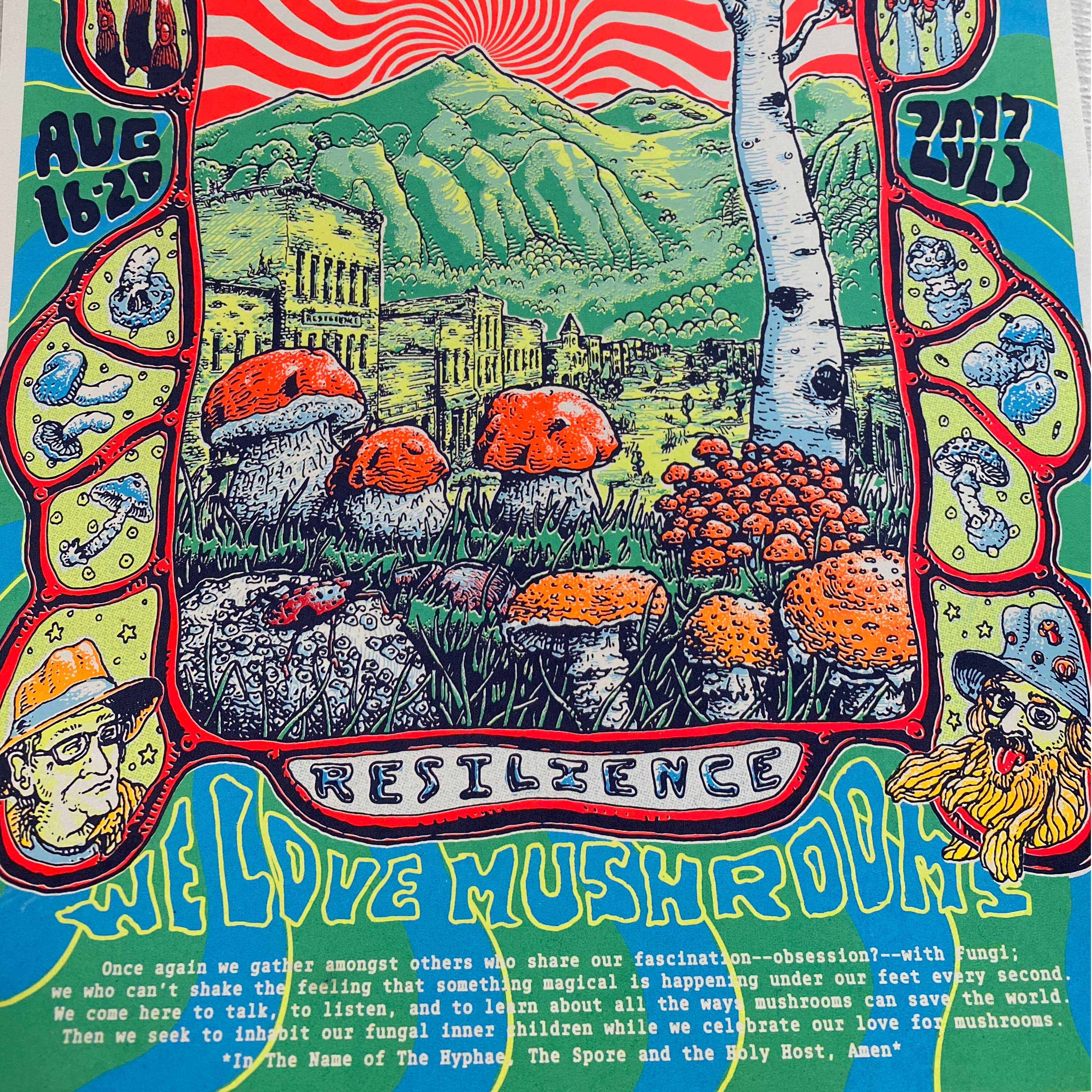 2023 Telluride Mushroom Festival Limited Poster