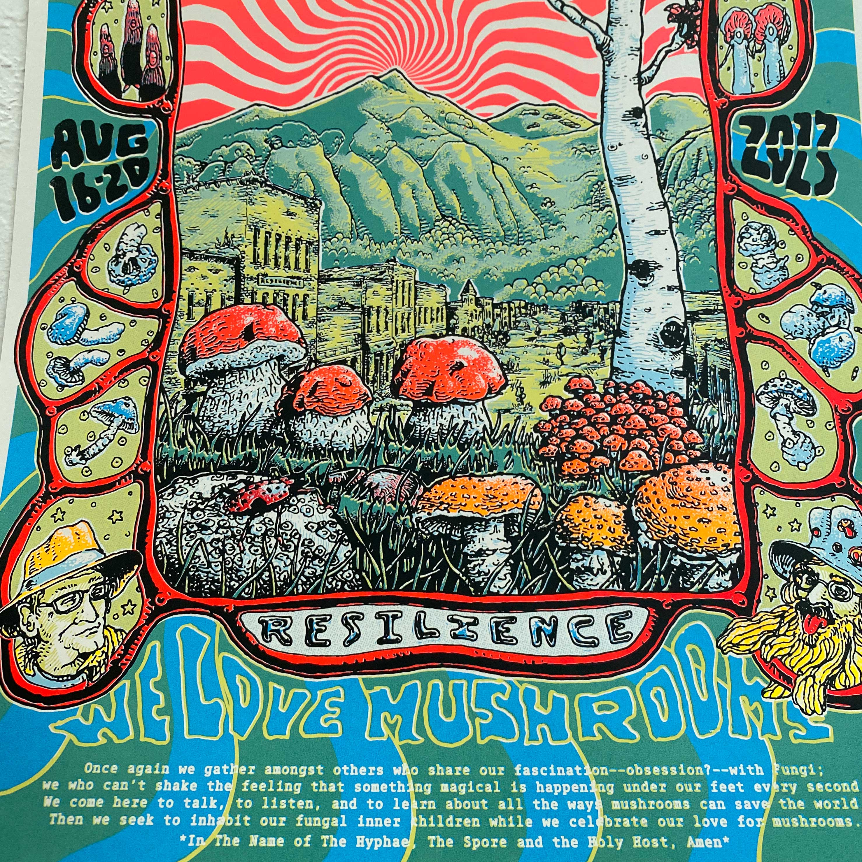 2023 Telluride Mushroom Festival Limited Poster