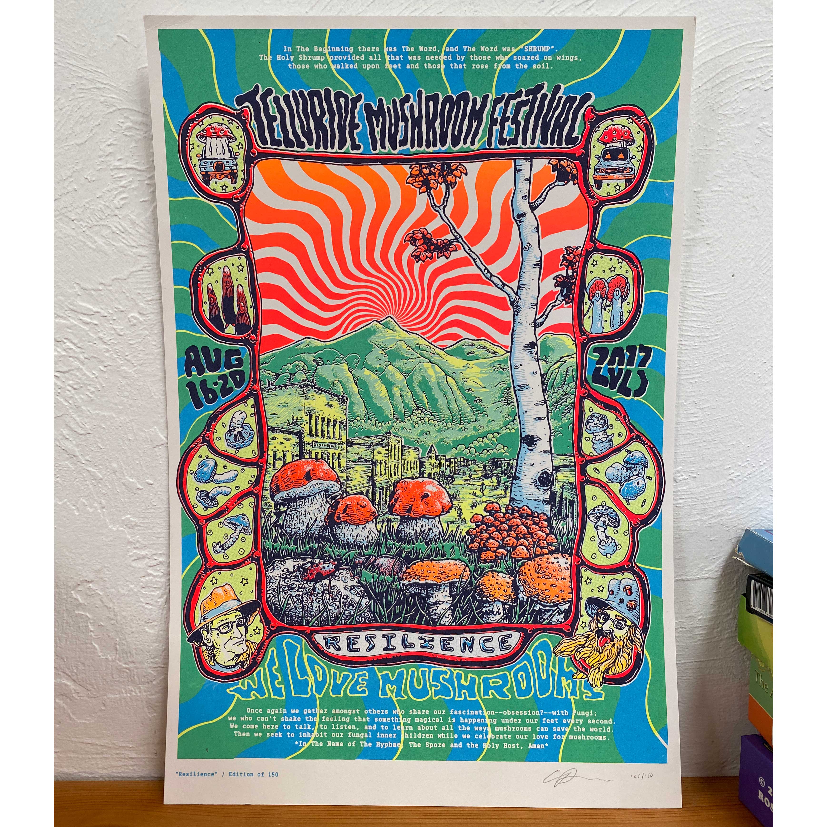 2023 Telluride Mushroom Festival Limited Poster