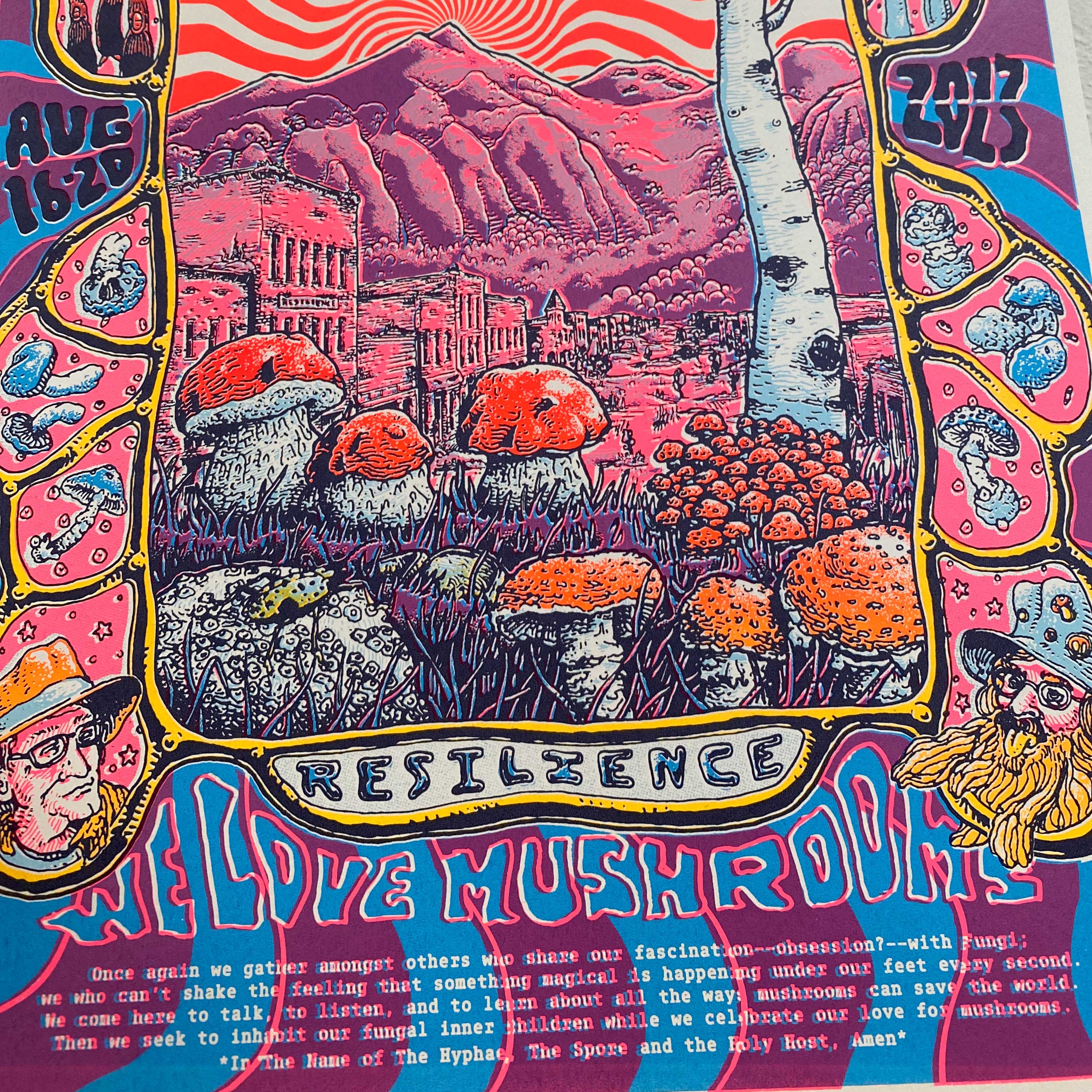 2023 Telluride Mushroom Festival Limited Poster