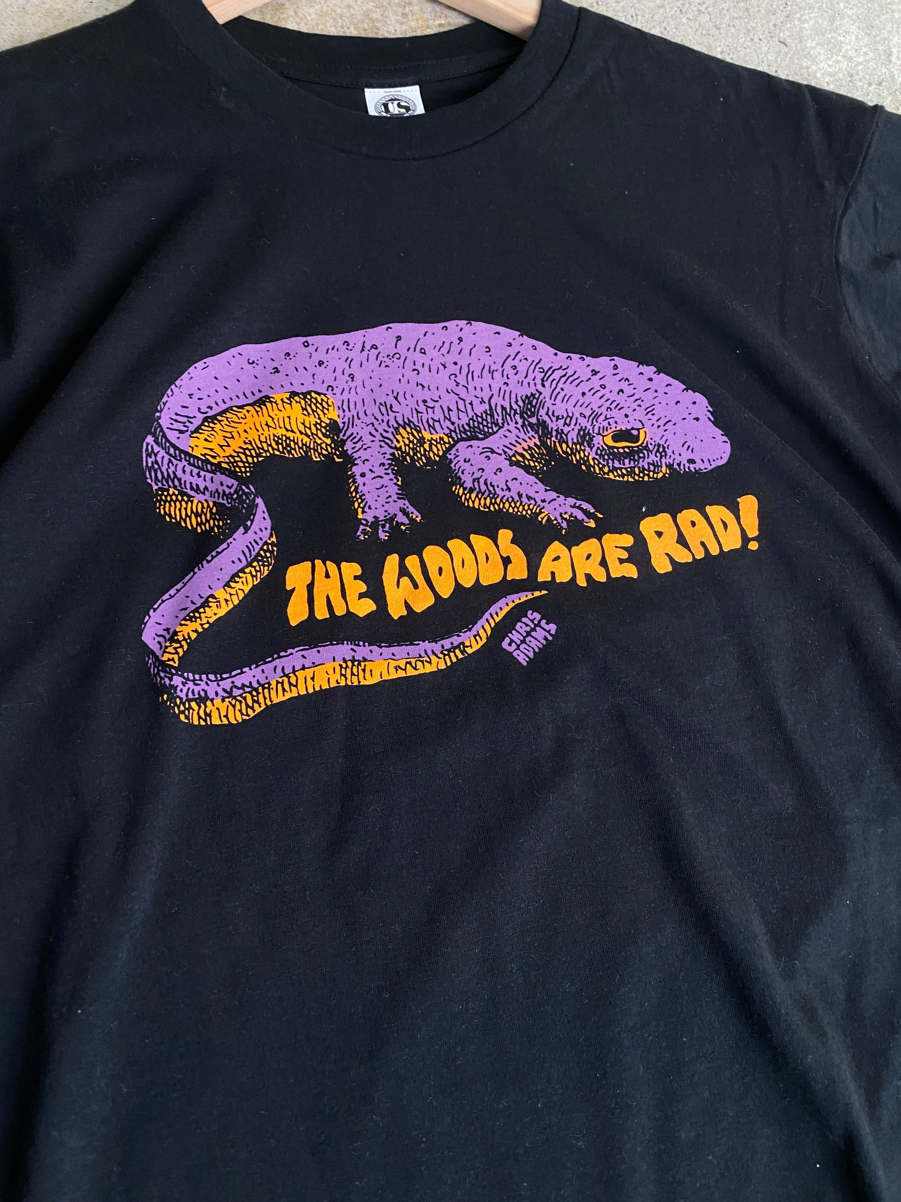 Rough Skinned Newt Shirt, Black Cotton