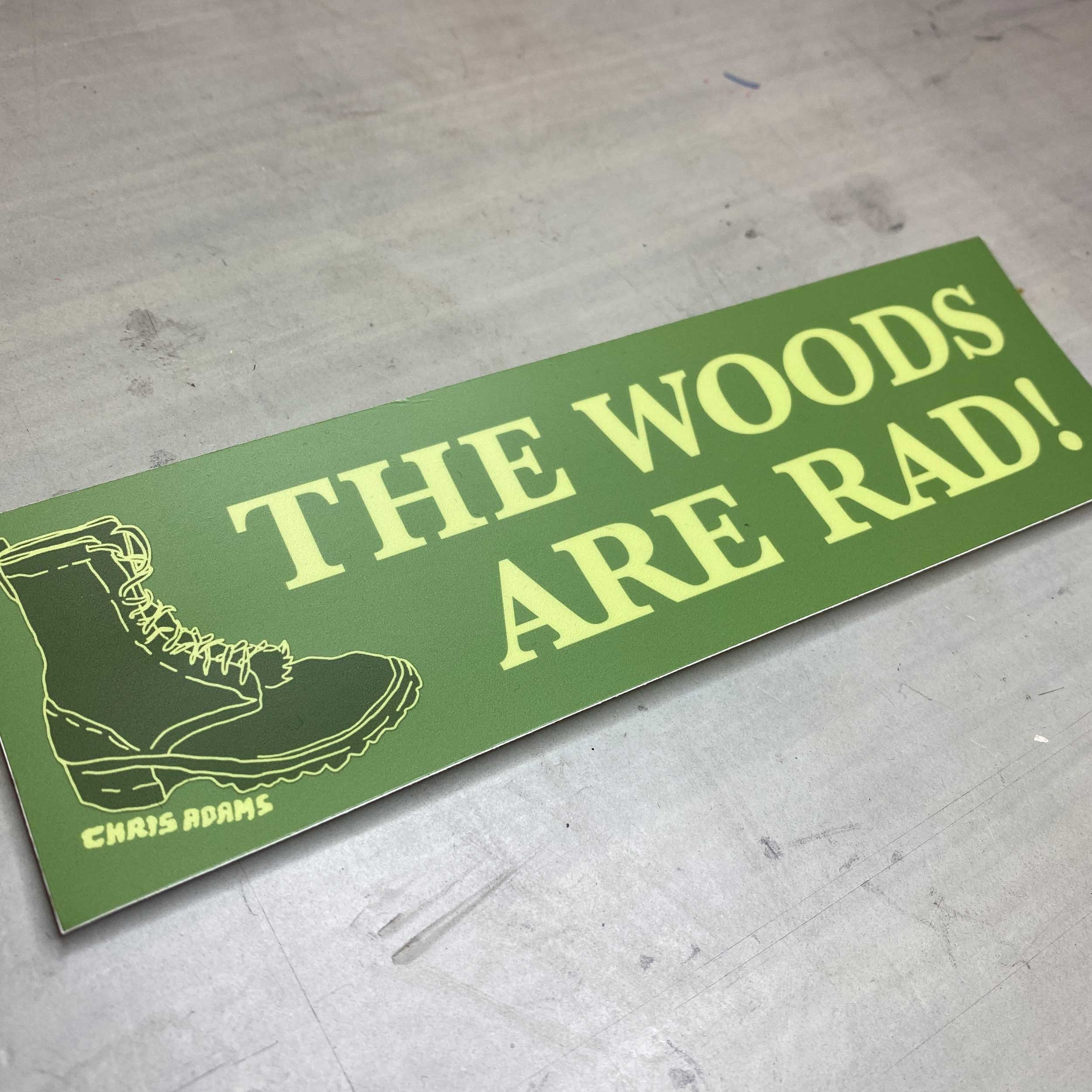 TWAR Logger Boot Bumper Sticker