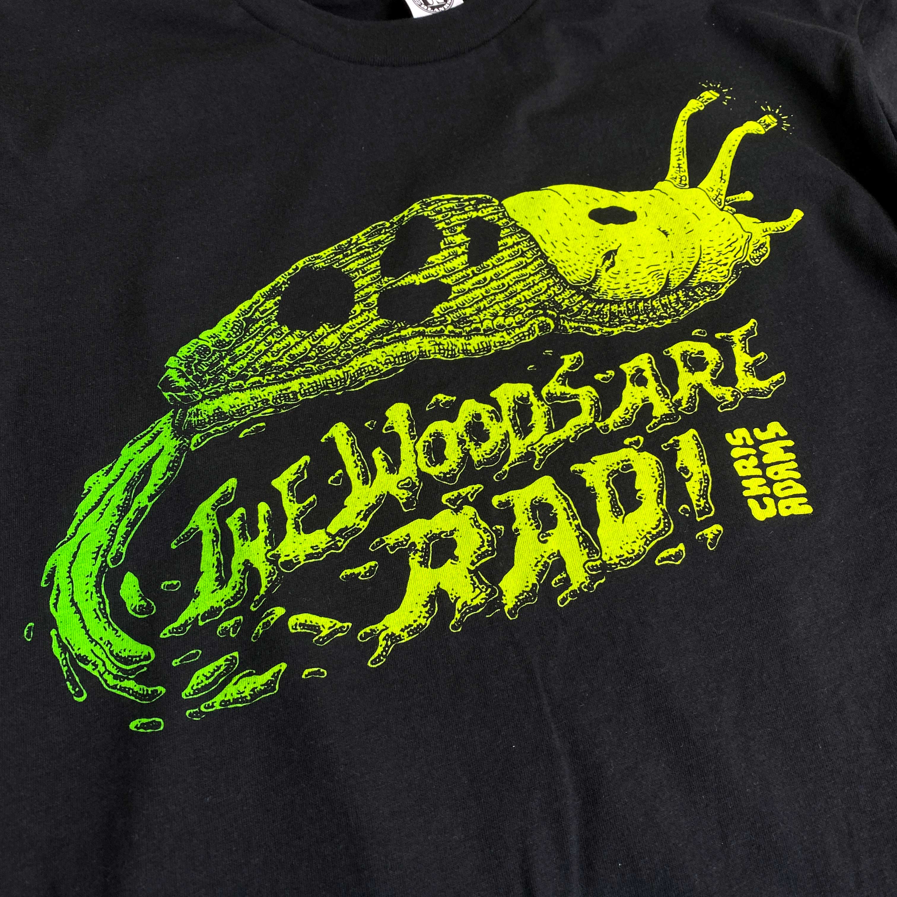 TWAR Banana Slug Shirt, Black Cotton