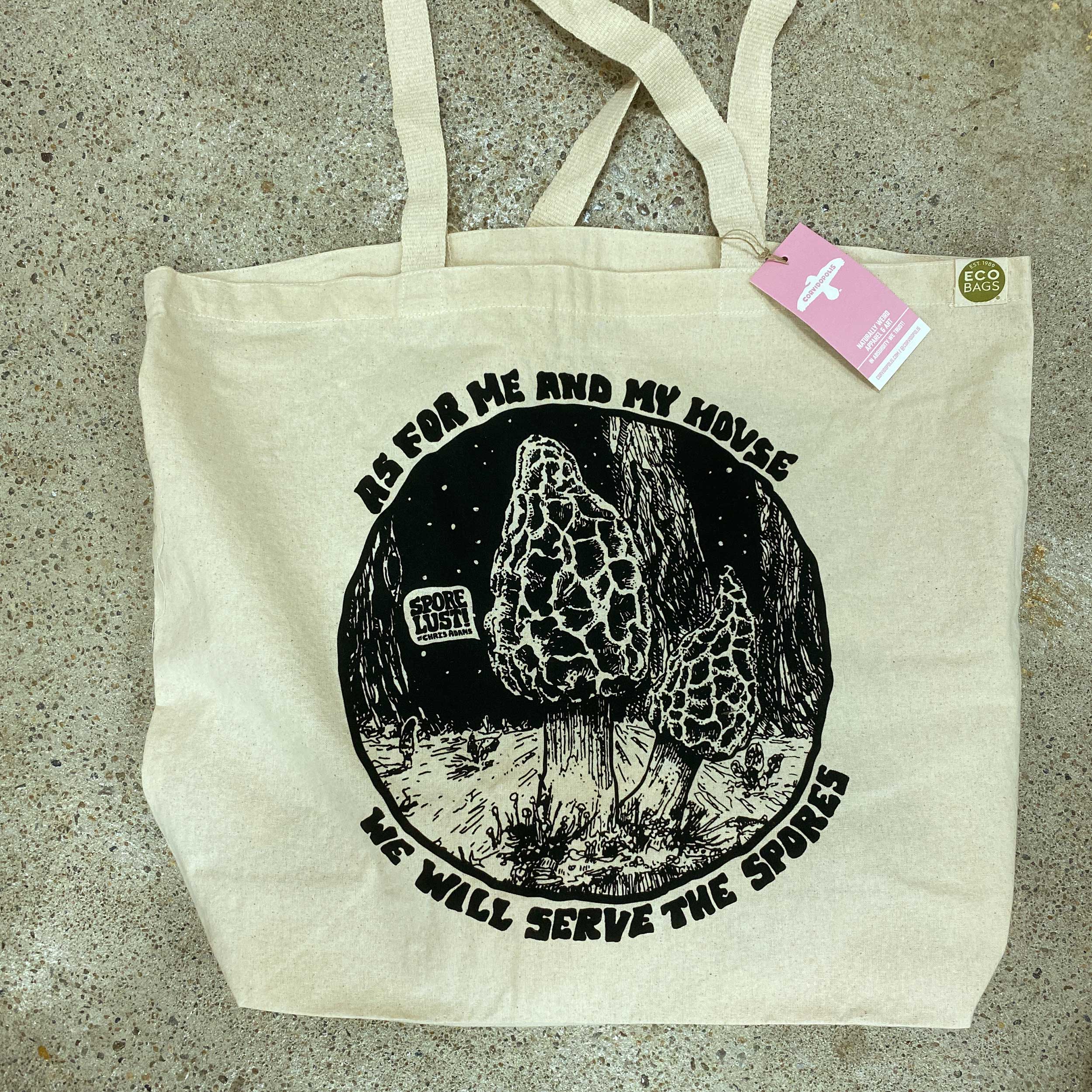 We Will Serve The Spores Morel Tote