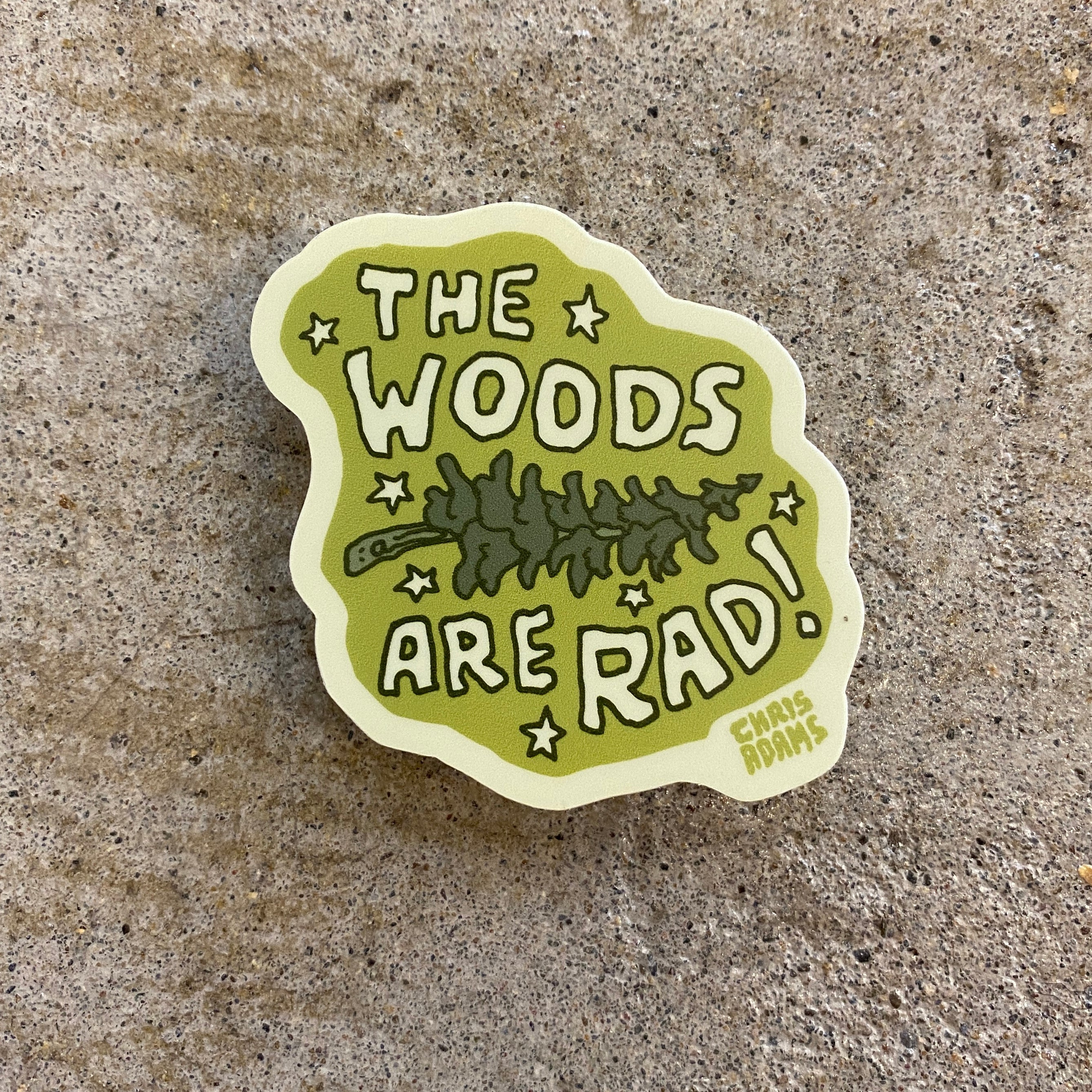 TWAR Green Fir Sticker