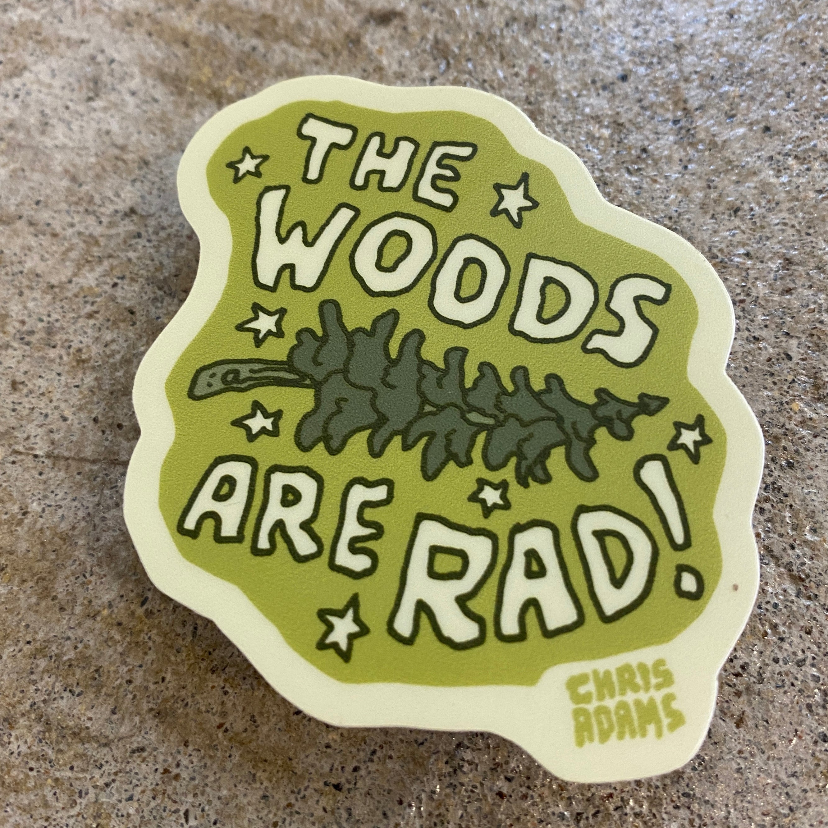 TWAR Green Fir Sticker