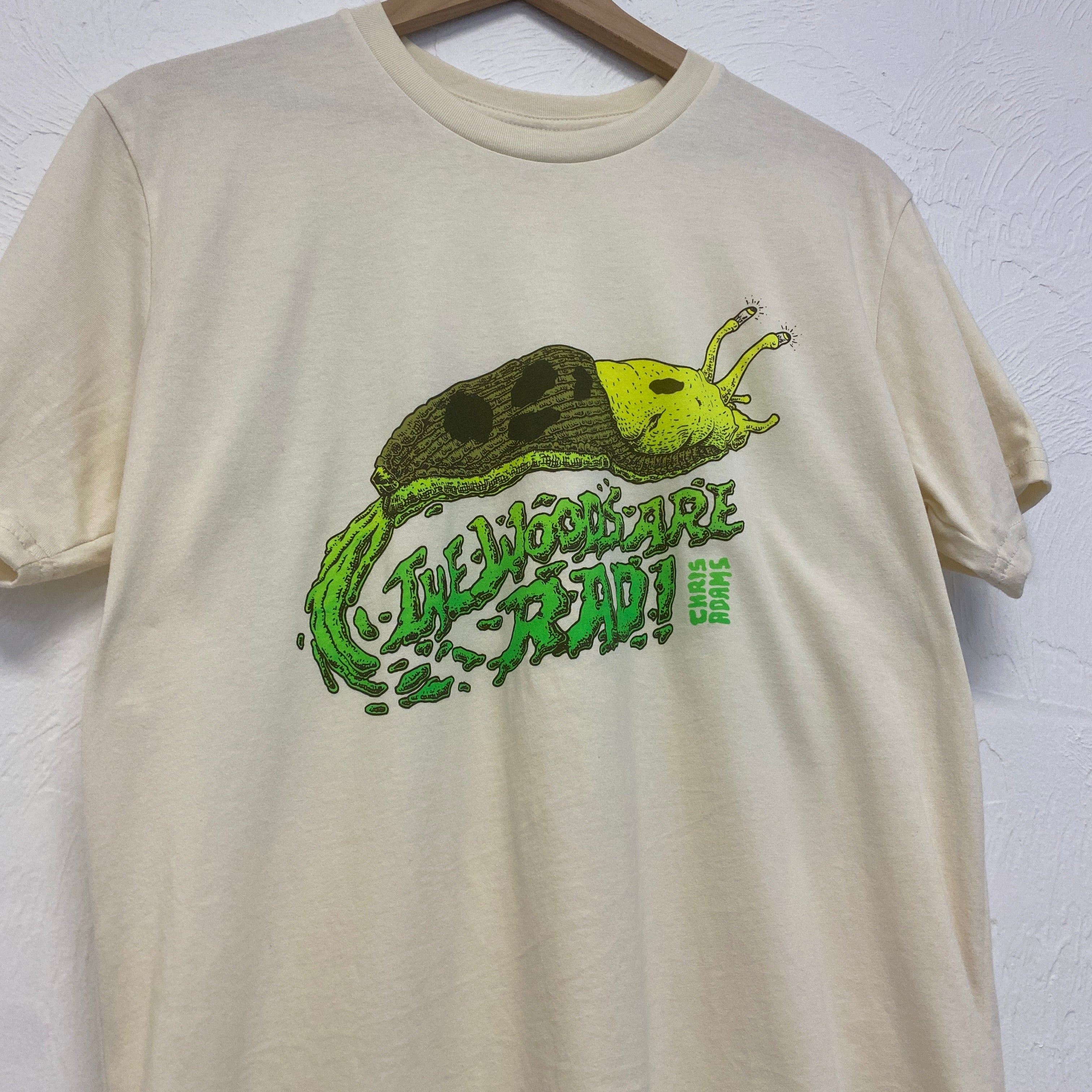 TWAR Banana Slug Shirt, Cream Cotton