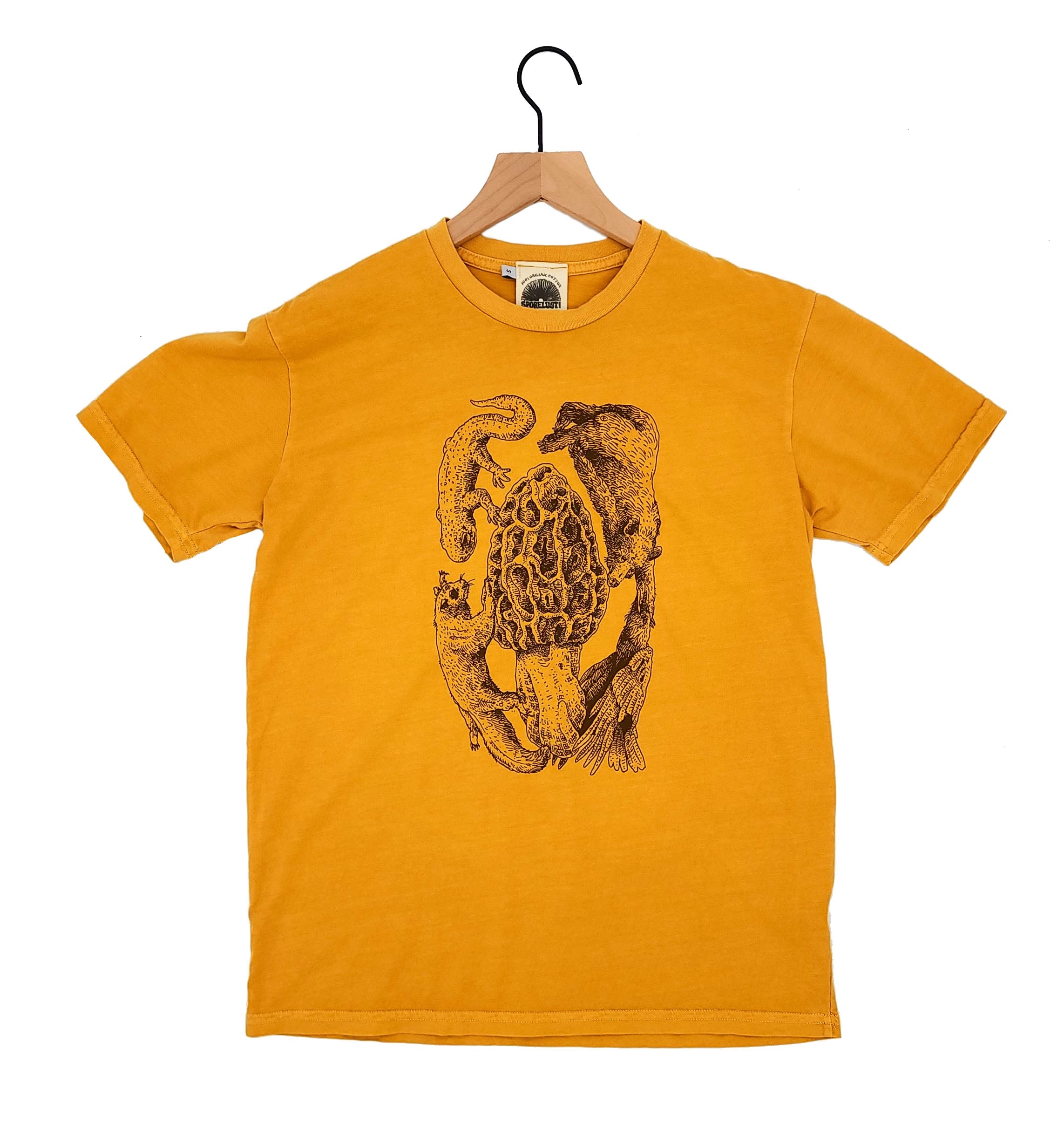 Court Morel Tee, Yellow Cotton