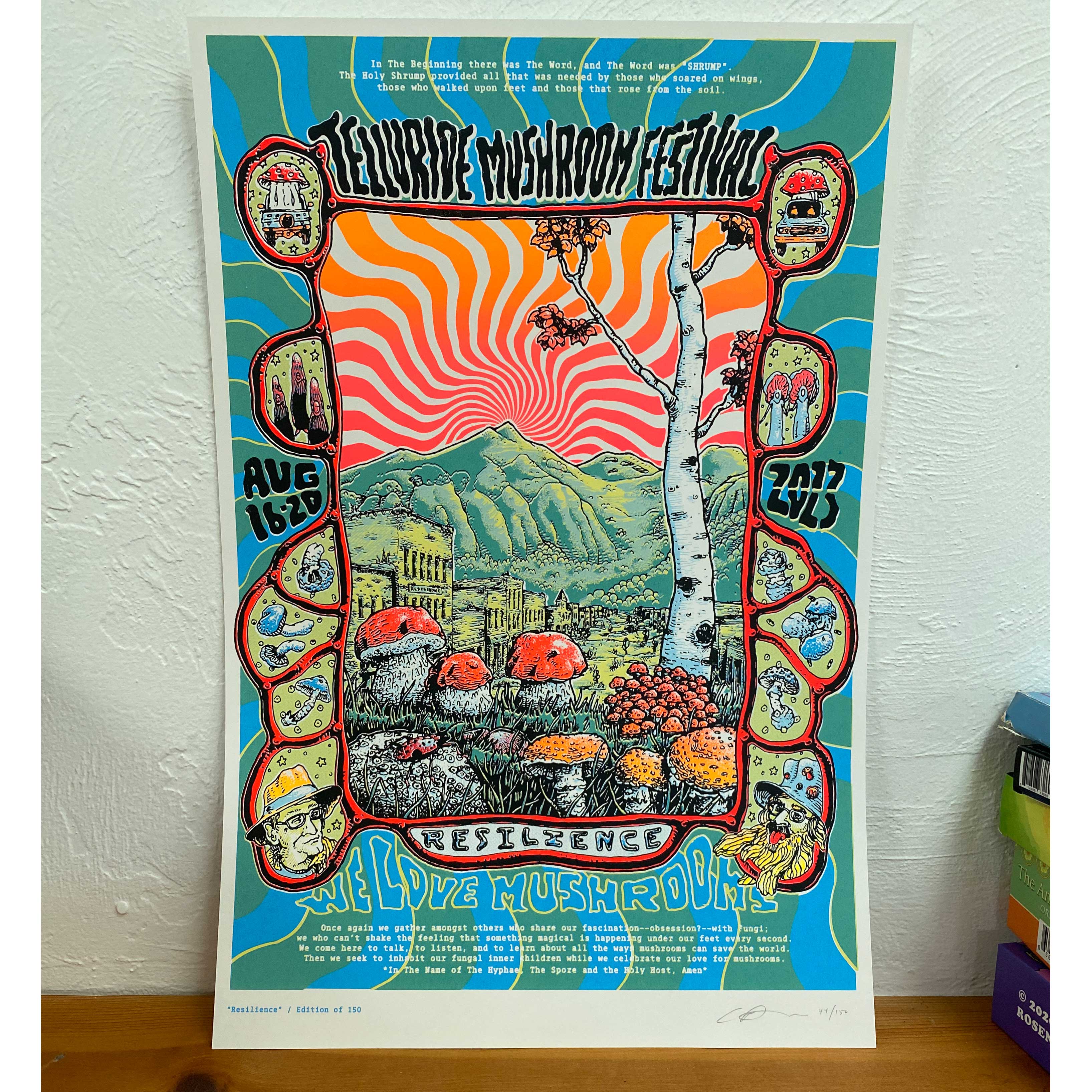 2023 Telluride Mushroom Festival Limited Poster