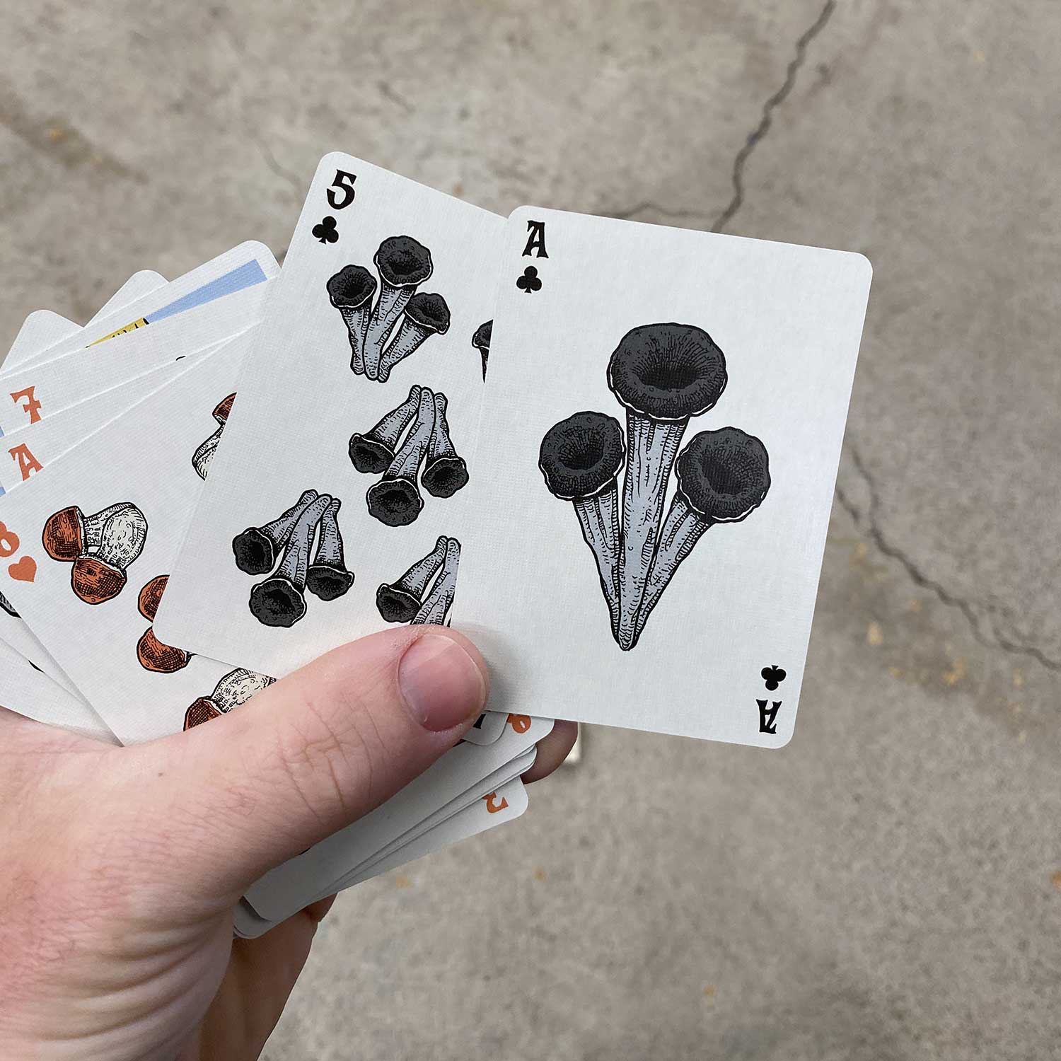 Holy Shrump! Mushroom Playing Cards