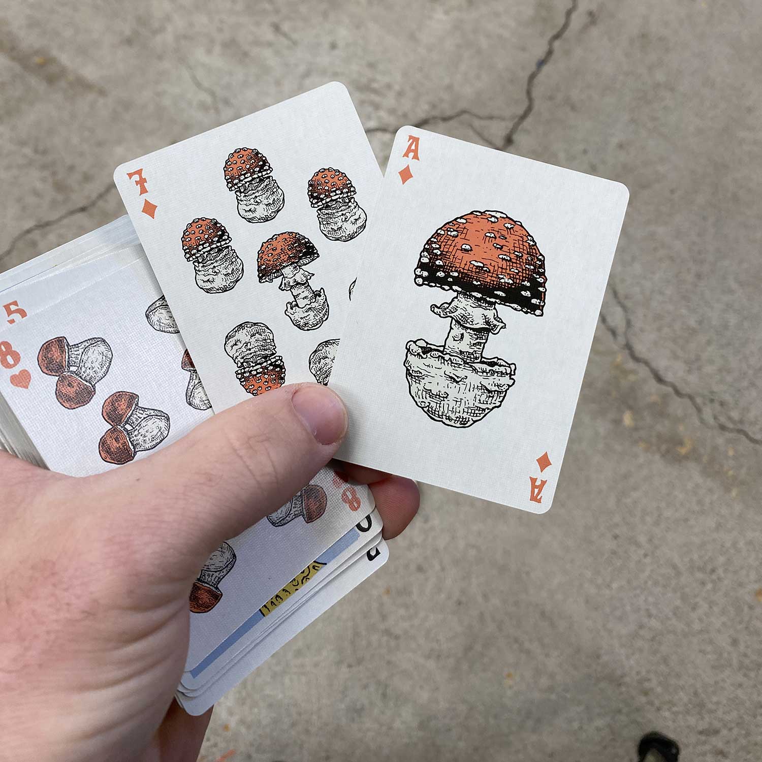 Holy Shrump! Mushroom Playing Cards