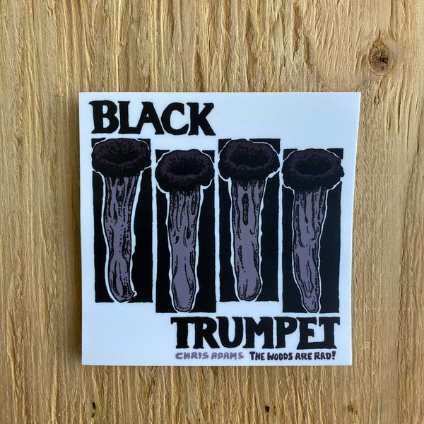 Black Trumpet Sticker
