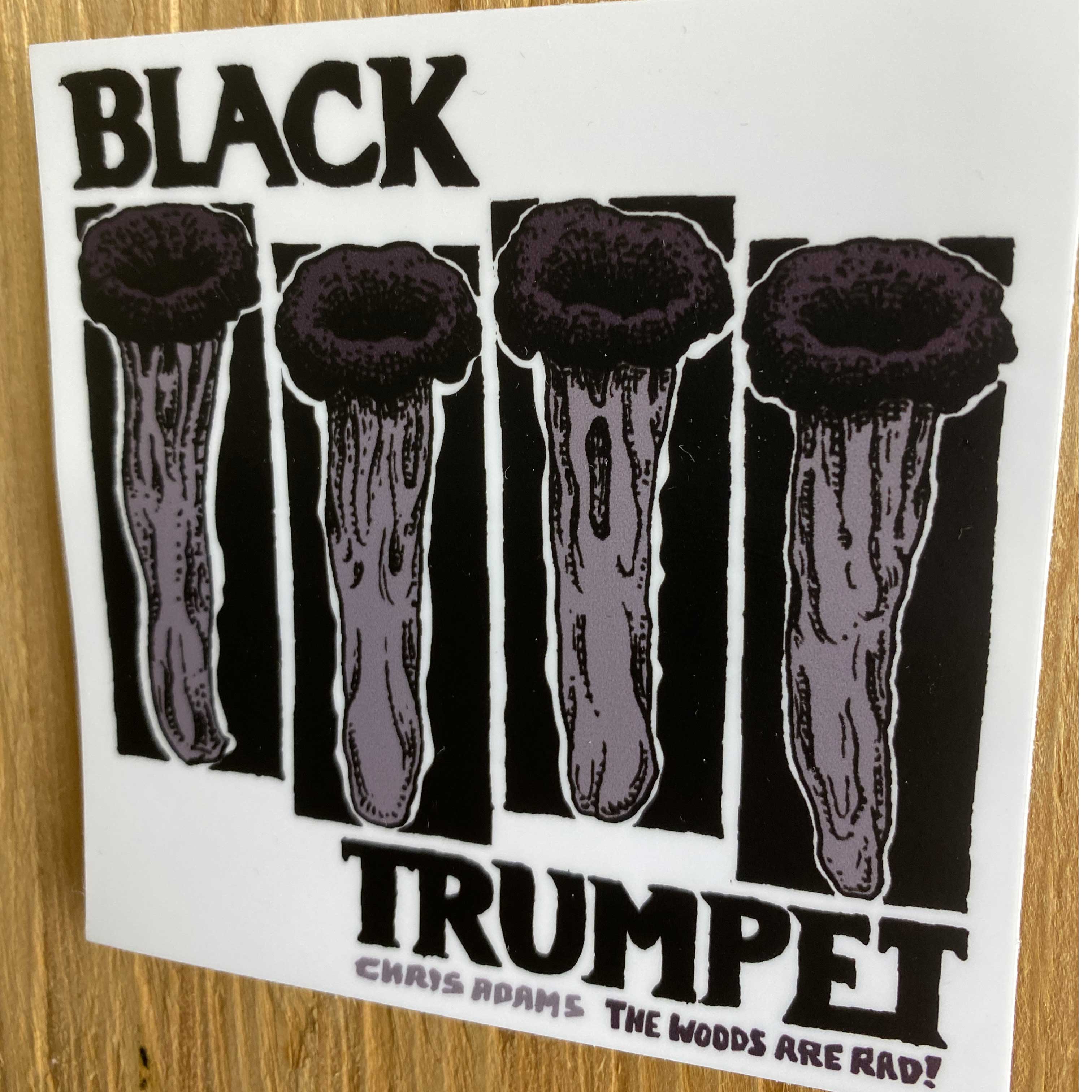 Black Trumpet Sticker
