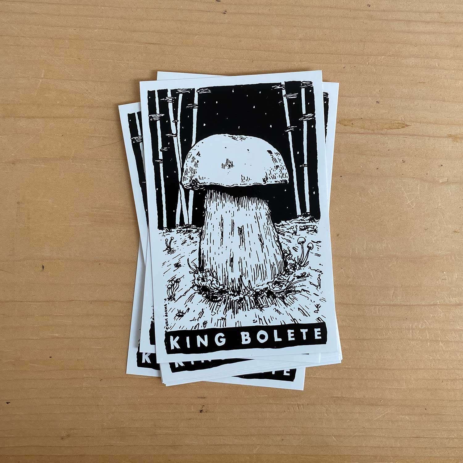 Sporelust! King Bolete Mushroom Sticker