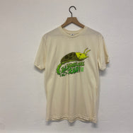 TWAR Banana Slug Shirt, Cream Cotton US Made
